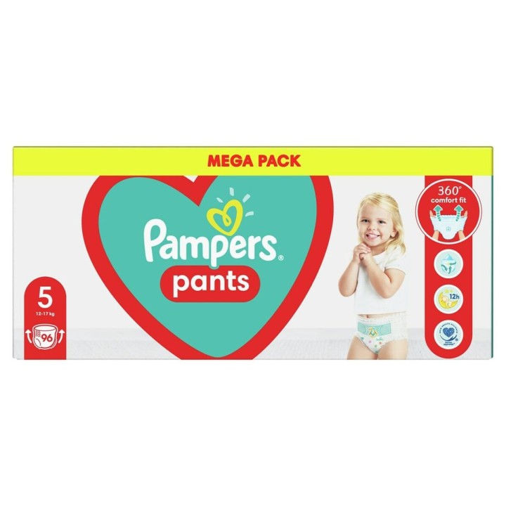 Pañales Desechables Pampers 5 (96 Unidades)