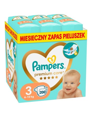 Pañales Desechables Pampers 3 (200 Unidades)