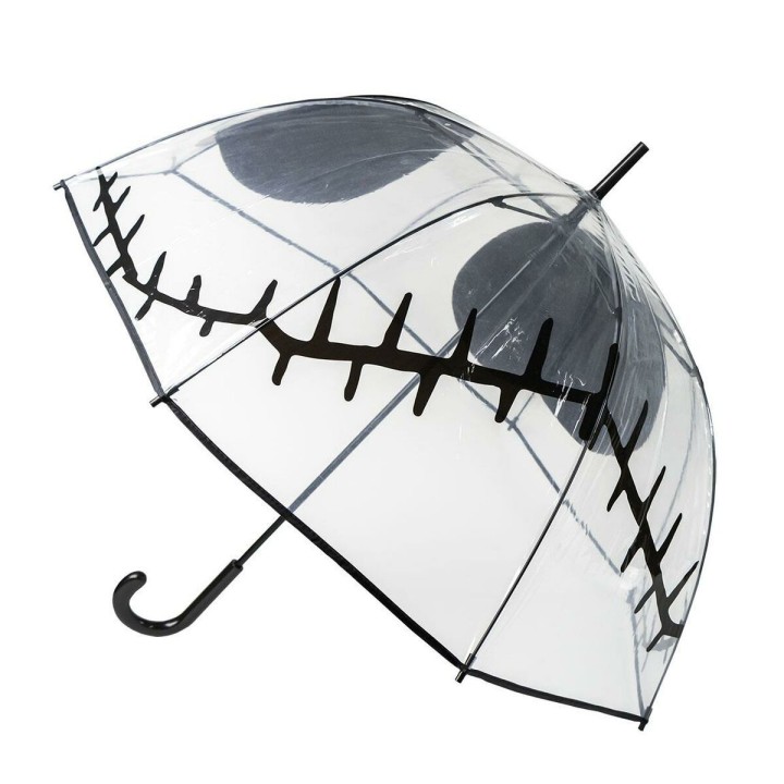 Paraply The Nightmare Before Christmas Gennemsigtig 60 cm Sort PoE