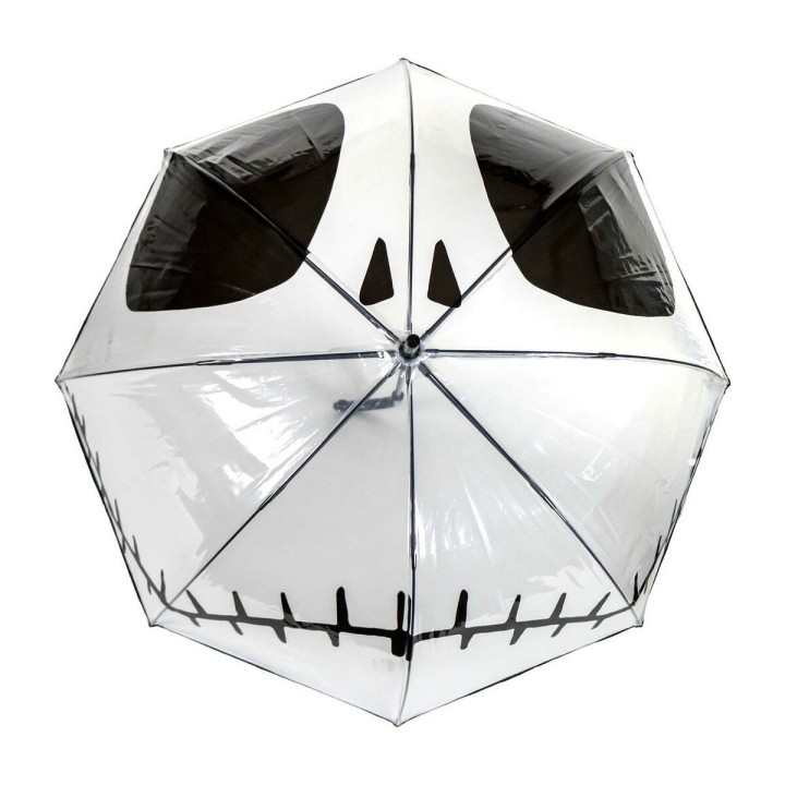 Paraply The Nightmare Before Christmas Gennemsigtig 60 cm Sort PoE