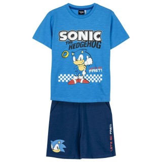 Sæt med tøj Sonic Blå