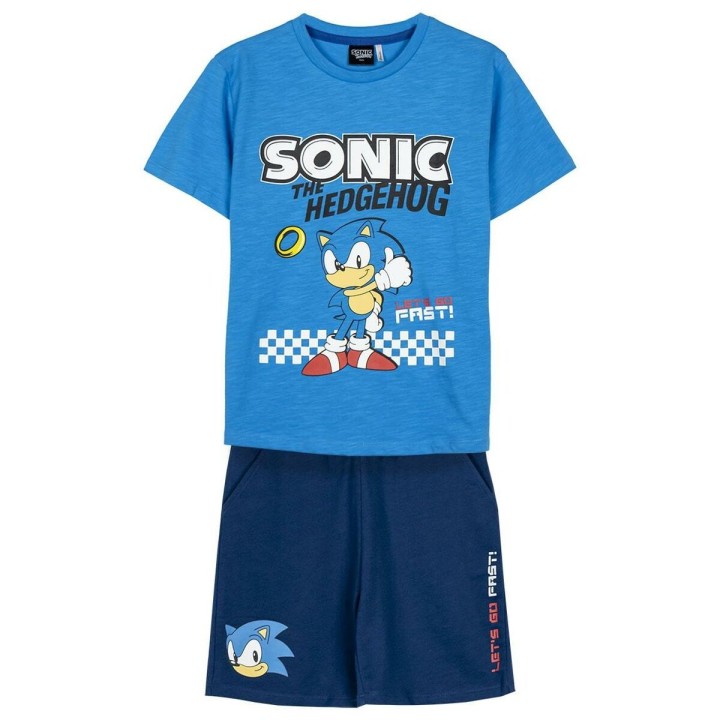 Sæt med tøj Sonic Blå