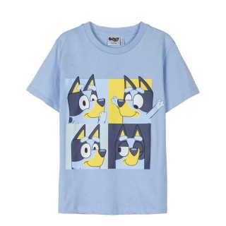 Børne Kortærmet T-shirt Bluey Lyseblå