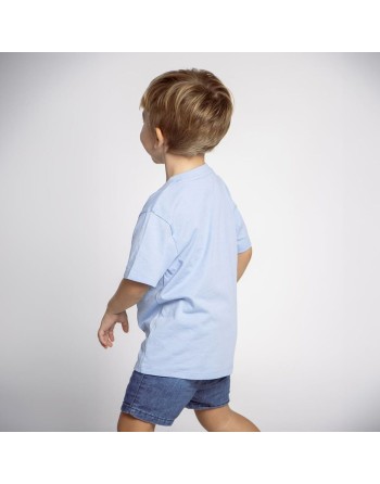 Maglia a Maniche Corte per Bambini Bluey Azzurro Chiaro