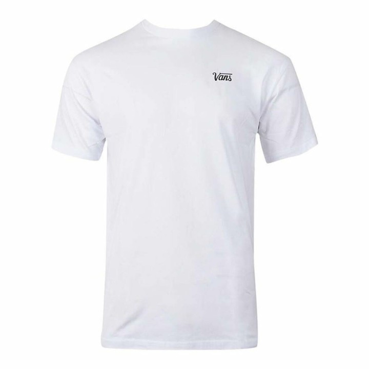 Maglia a Maniche Corte per Bambini Vans Mini Scrip-B Bianco