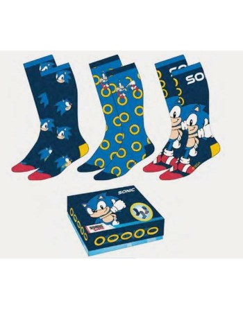 Calzini Sonic 36-41 3 Pezzi