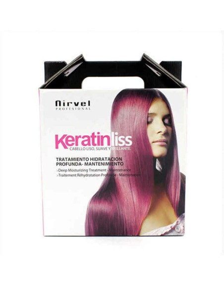 Tratamiento Capilar Alisador Nirvel  Kit Keratinliss