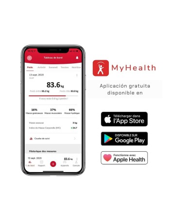 Intelligent vægt Terraillon Smart Connect App Bluetooth 160 kg Blå