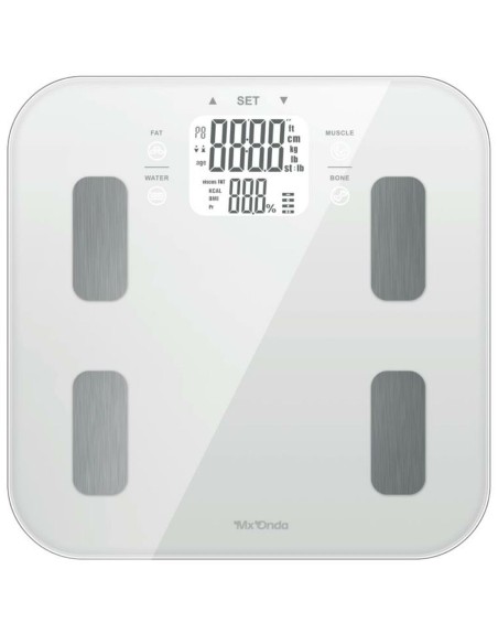 Bilancia Digitale da Bagno Mx Onda MXPB2470 Grigio