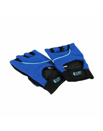 Træningshandsker LongFit Sport Longfit sport Blå/Sort