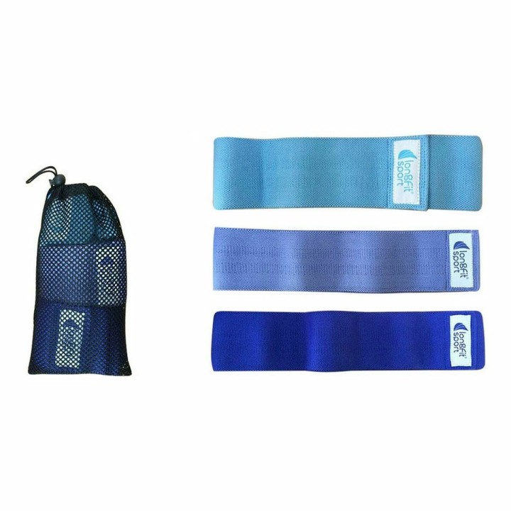 Fasce elastiche di resistenza LongFit Sport (3 Unità) (6 Unità)