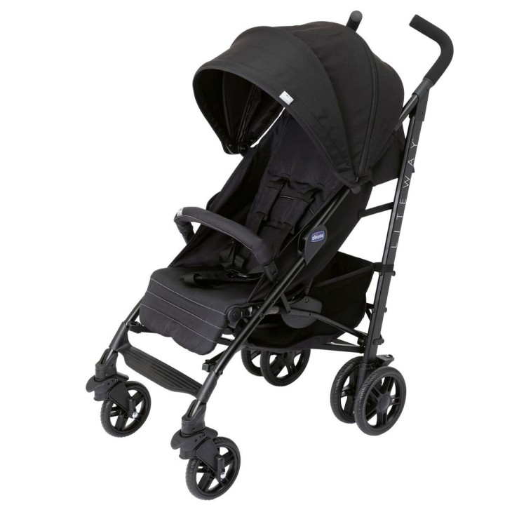 Klapvogn til baby Chicco Liteway Sort Jet Black