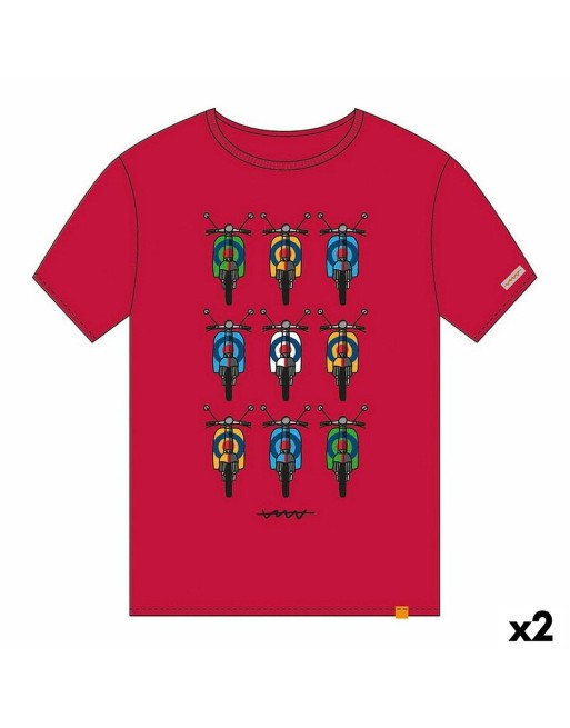 Kurzarm-T-Shirt Cállate la Boca   (2 Stück) Motorrad