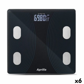 Bluetooth Digital Badevægt Aprilla 26 x 26 x 2 cm (6 enheder)