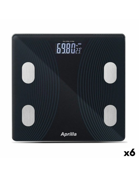 Bilancia Digitale Bluetooth Aprilla 26 x 26 x 2 cm (6 Unità)