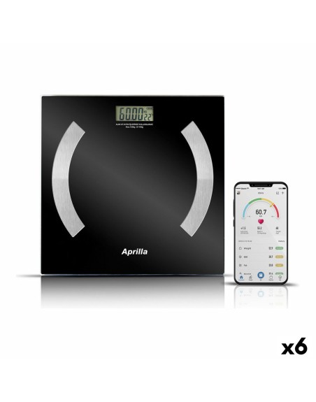 Báscula Digital con Bluetooth Aprilla (6 Unidades)