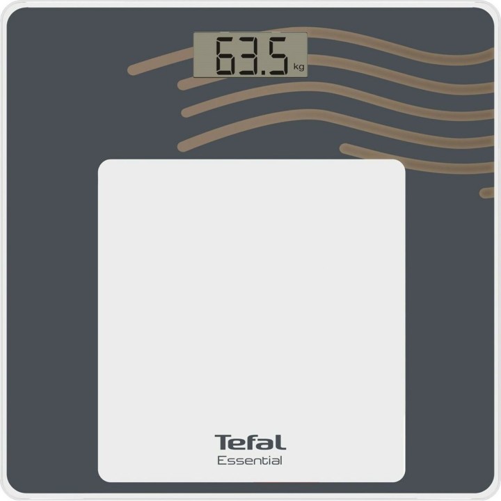 Báscula Digital de Baño Tefal PP1330V0 Blanco Gris Vidrio templado 150 kg