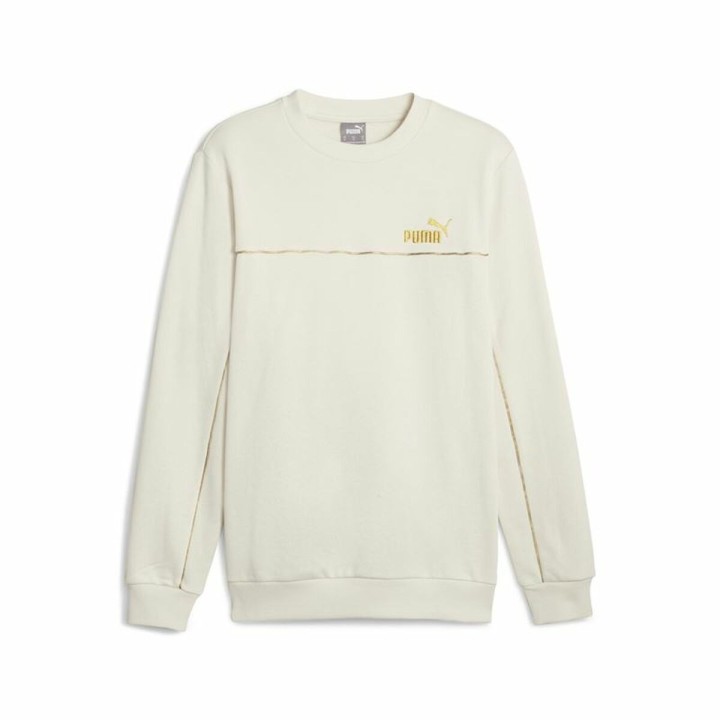 Sweaters uden Hætte til Mænd Puma ESS+ Minimal Gold Cr Beige