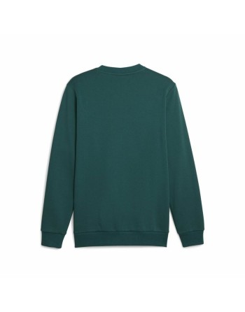 Sudadera sin Capucha Hombre Puma ESS+ Minimal Gold Cr Verde oscuro