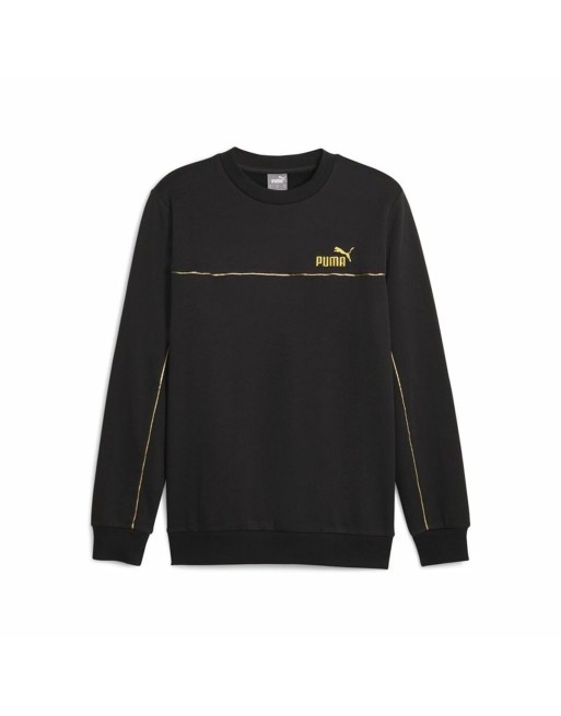 Sweat sans capuche homme Puma ESS+ Minimal Gold Cr Noir