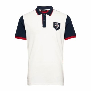 Polo a Maniche Corte Uomo Jack & Jones Jcodragon Bianco