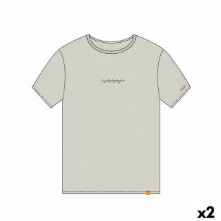 Kortærmet T-shirt Cállate la Boca Beige L (2 enheder)