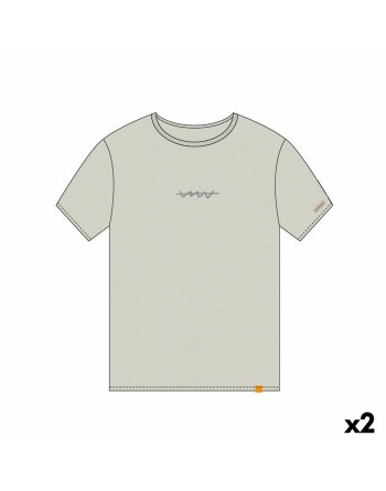 Maglia a Maniche Corte Cállate la Boca Beige L (2 Unità)