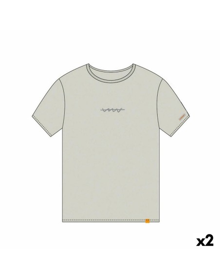 T shirt à manches courtes Cállate la Boca Beige L (2 Unités)