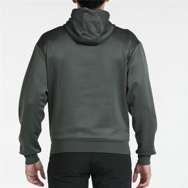 Felpa con Cappuccio Uomo +8000 Rels Verde militare