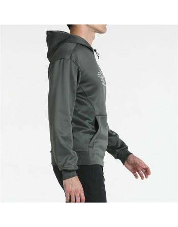 Felpa con Cappuccio Uomo +8000 Rels Verde militare