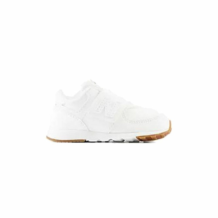 Kondisko til Børn New Balance 574 New-B Hook Loop Hvid