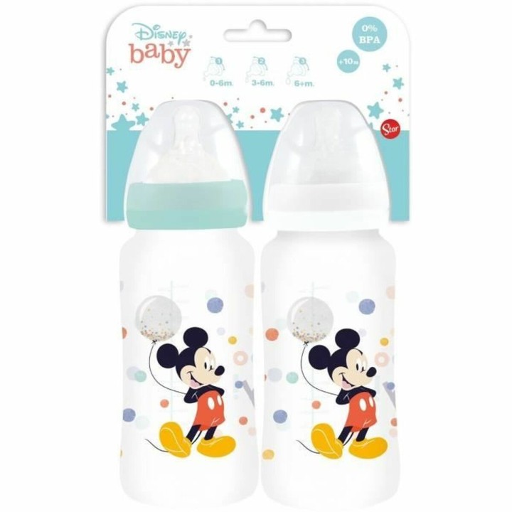 Sæt af babyens flasker ThermoBaby Mickey 360 ml