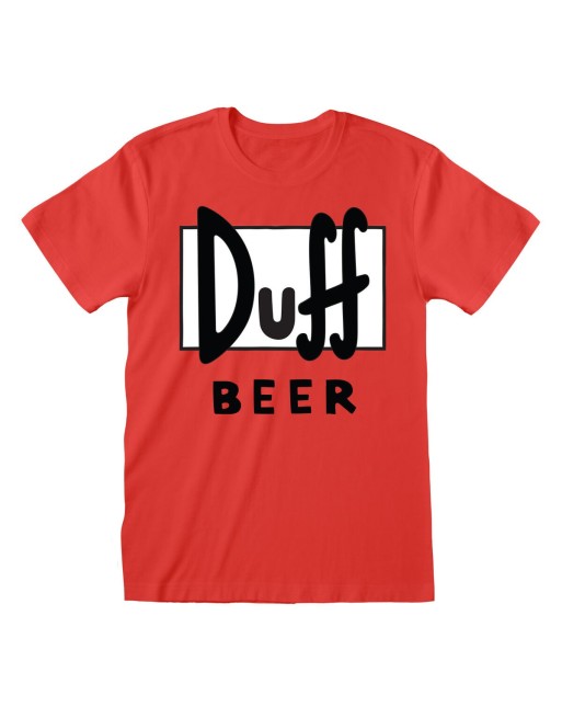 Camiseta de Manga Corta Unisex The Simpsons Duff