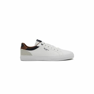 Sportssko til børn Pepe Jeans Kenton Court Hvid