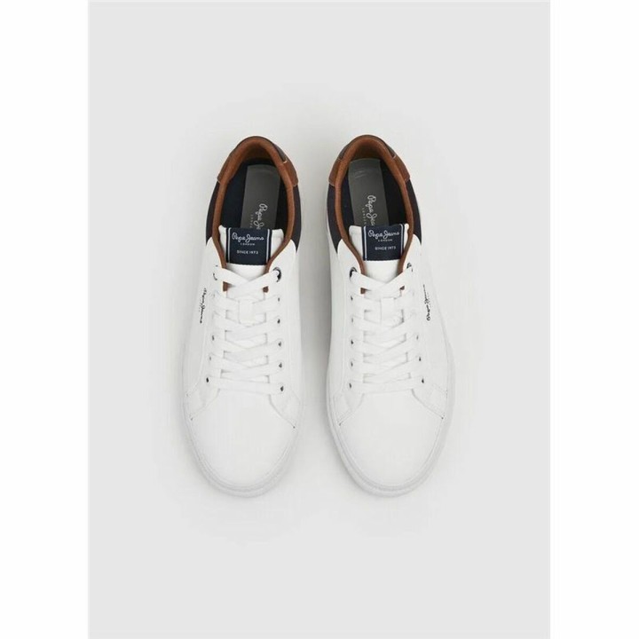 Sportssko til børn Pepe Jeans Kenton Court Hvid