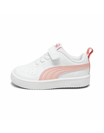 Zapatillas Deportivas Infantiles Puma Rickie+ Blanco Rosa claro