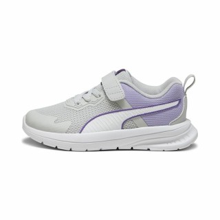 Sportssko til børn Puma Evolve Run Mesh Lysegrå