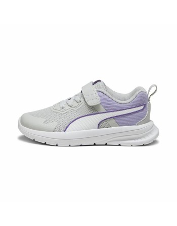 Chaussures de Sport pour Enfants Puma Evolve Run Mesh Gris clair