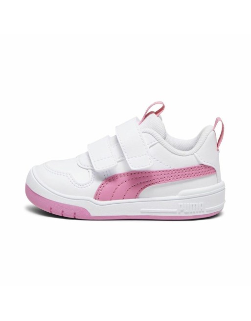 Chaussures de Sport pour Enfants Puma Multiflex Sl V Blanc Rose