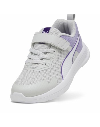 Zapatillas Deportivas Infantiles Puma Evolve Run Mesh Gris claro