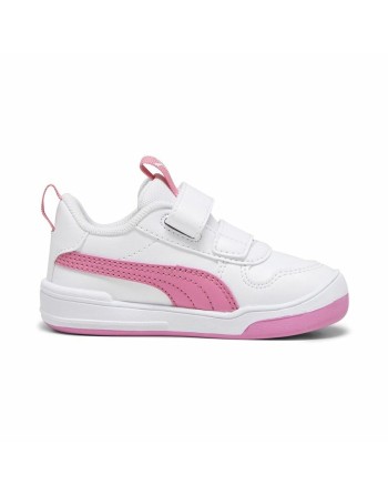 Chaussures de Sport pour Enfants Puma Multiflex Sl V Blanc Rose