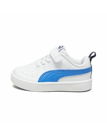 Zapatillas Deportivas Infantiles Puma Rickie+ Azul Blanco
