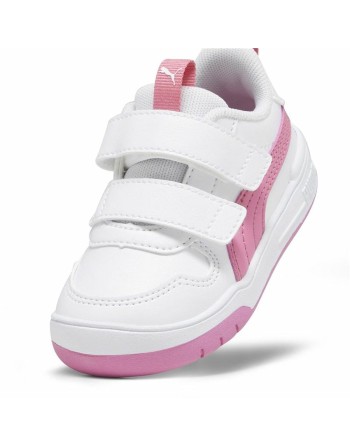 Chaussures de Sport pour Enfants Puma Multiflex Sl V Blanc Rose