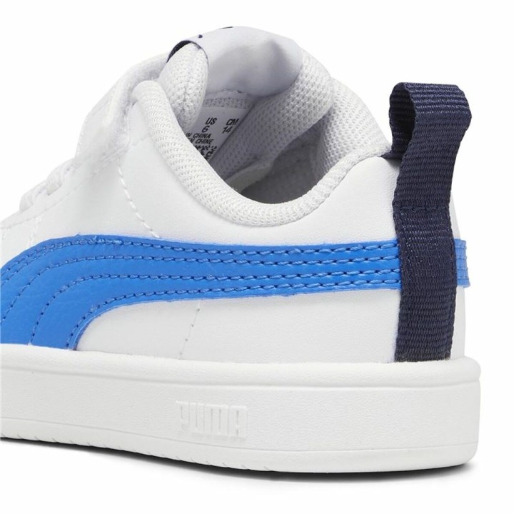 Sportssko til børn Puma Rickie+ Blå Hvid