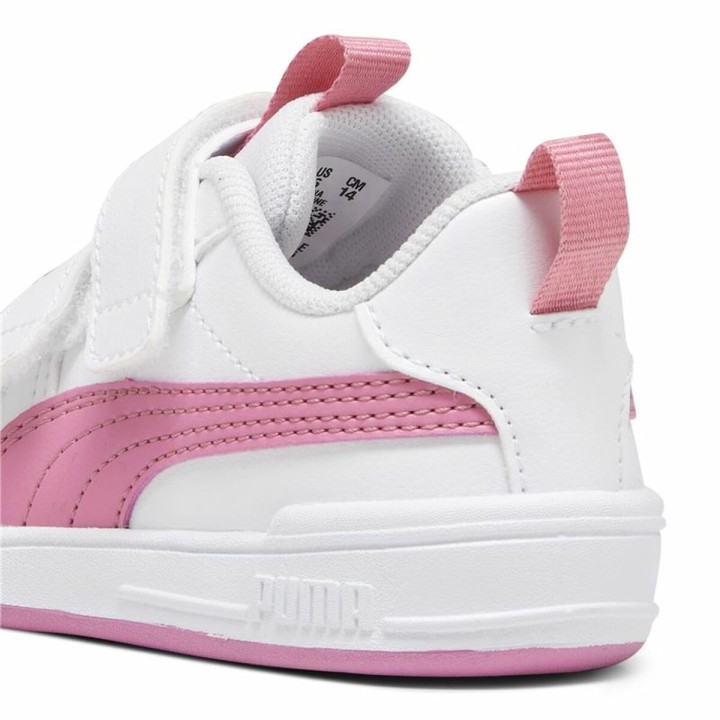 Scarpe Sportive per Bambini Puma Multiflex Sl V Bianco Rosa