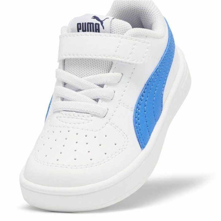 Sportssko til børn Puma Rickie+ Blå Hvid