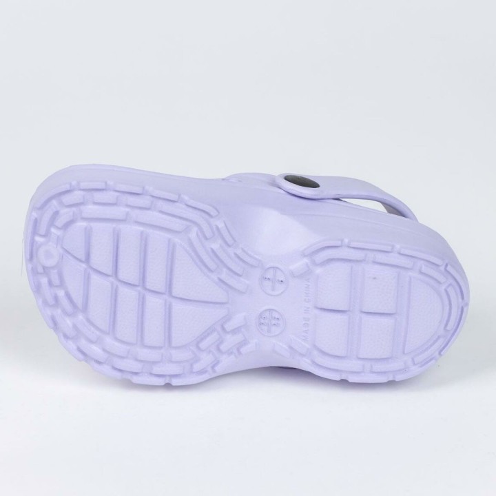 Zuecos de Playa Frozen Morado