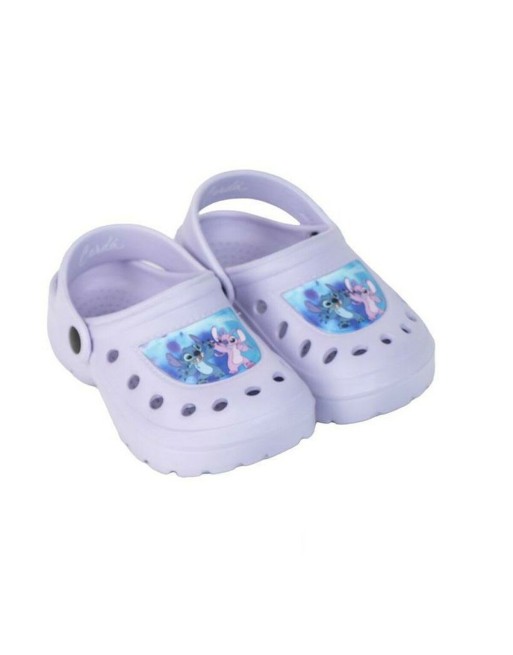 Strandsandaler Stitch Lilla