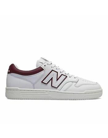 Herren-Sportschuhe New Balance 480 Weiß Dunkelrot