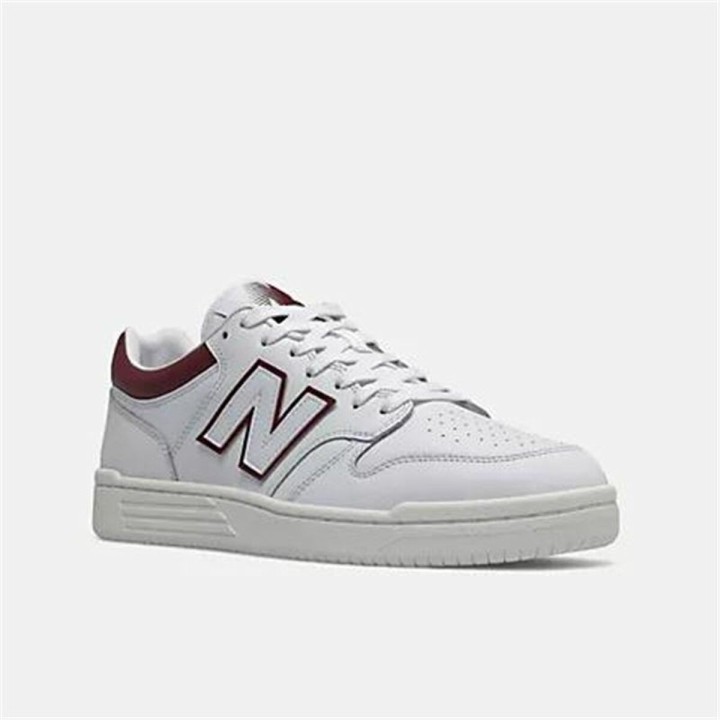 Scarpe Sportive Uomo New Balance 480 Bianco Rosso Scuro